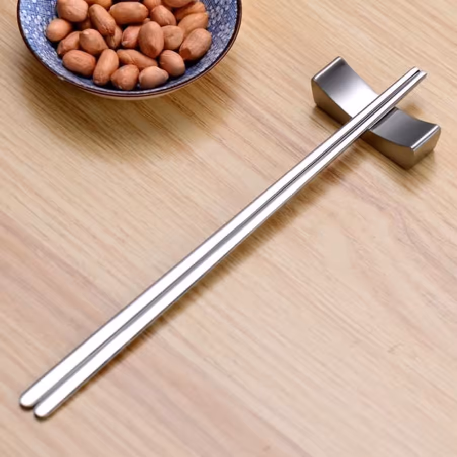 چاپستیک استیل ساده وارداتی
