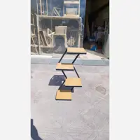 استند فلزی و MDFطرح زیگزاگ(ارسال با باربری یا تیپاکس)