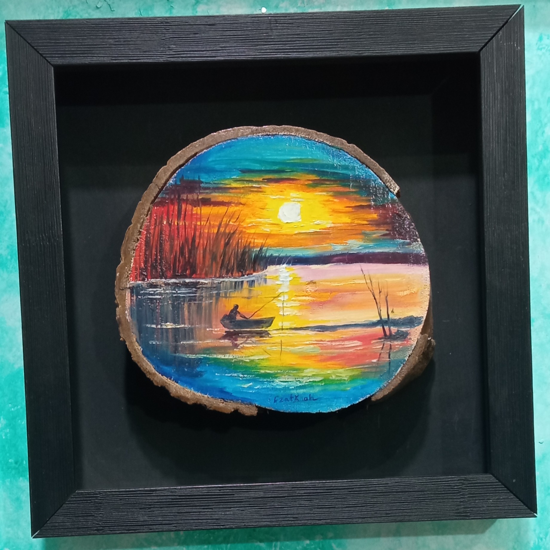 تابلونقاشی روی چوب