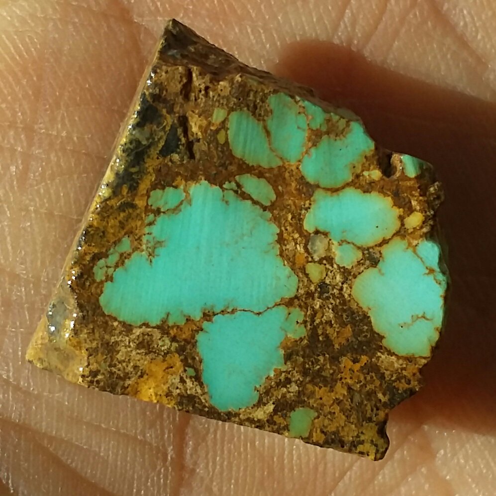 اسلایس سنگ راف فیروزه عنکبوتی اصل نیشابور 100 در 100 طبیعی بی نظییر شاهکار خلقت