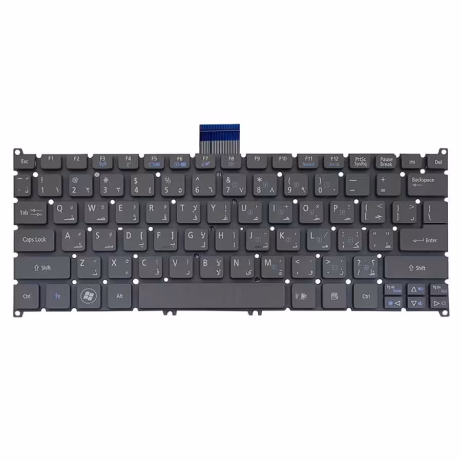 کیبورد لپ تاپ ایسر مدل Aspire S3 951 طوسی اینترکوچک