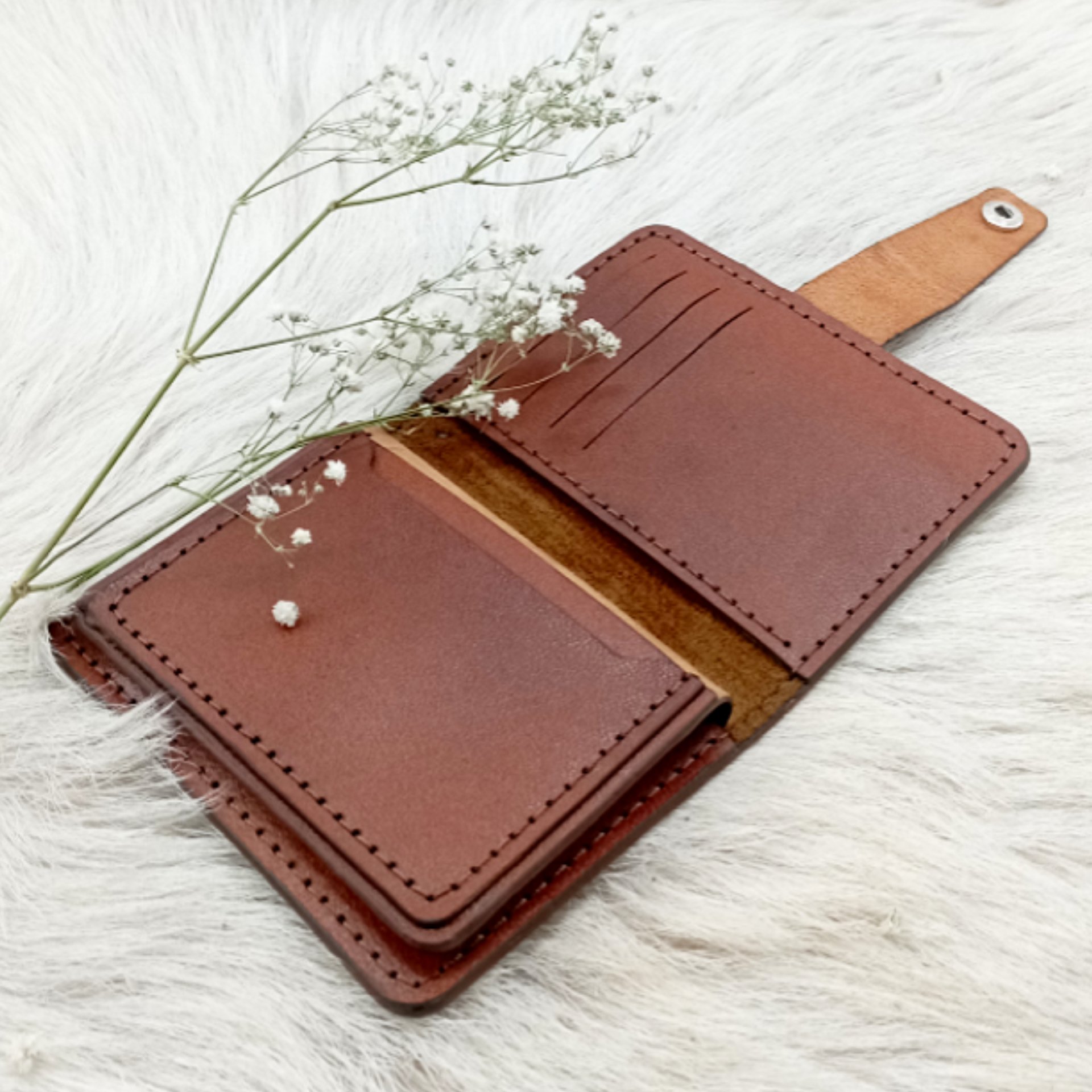 کیف کارت و مدارک چرم 