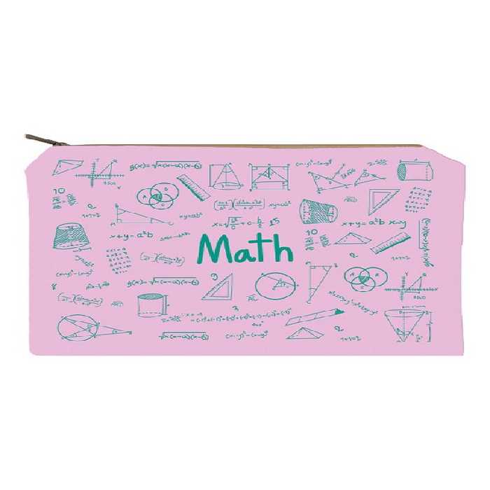 زیپ کیف سایز A4 Math صورتی دات نوت
