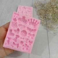 قالب سیلیکونی پاپیون و تاج و.