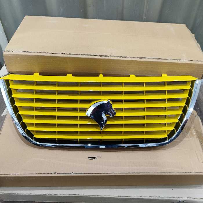 جلو پنجره  رنگ زرد سمندEF7با آرم  و زه استیل برای تاکسی   