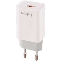 شارژر دیواری فست شارژ هترون مدل HWC2050Q QC30 PD 3A 18WHatron HWC2050Q QC30 PD 3A 18W Fast Wall Charger