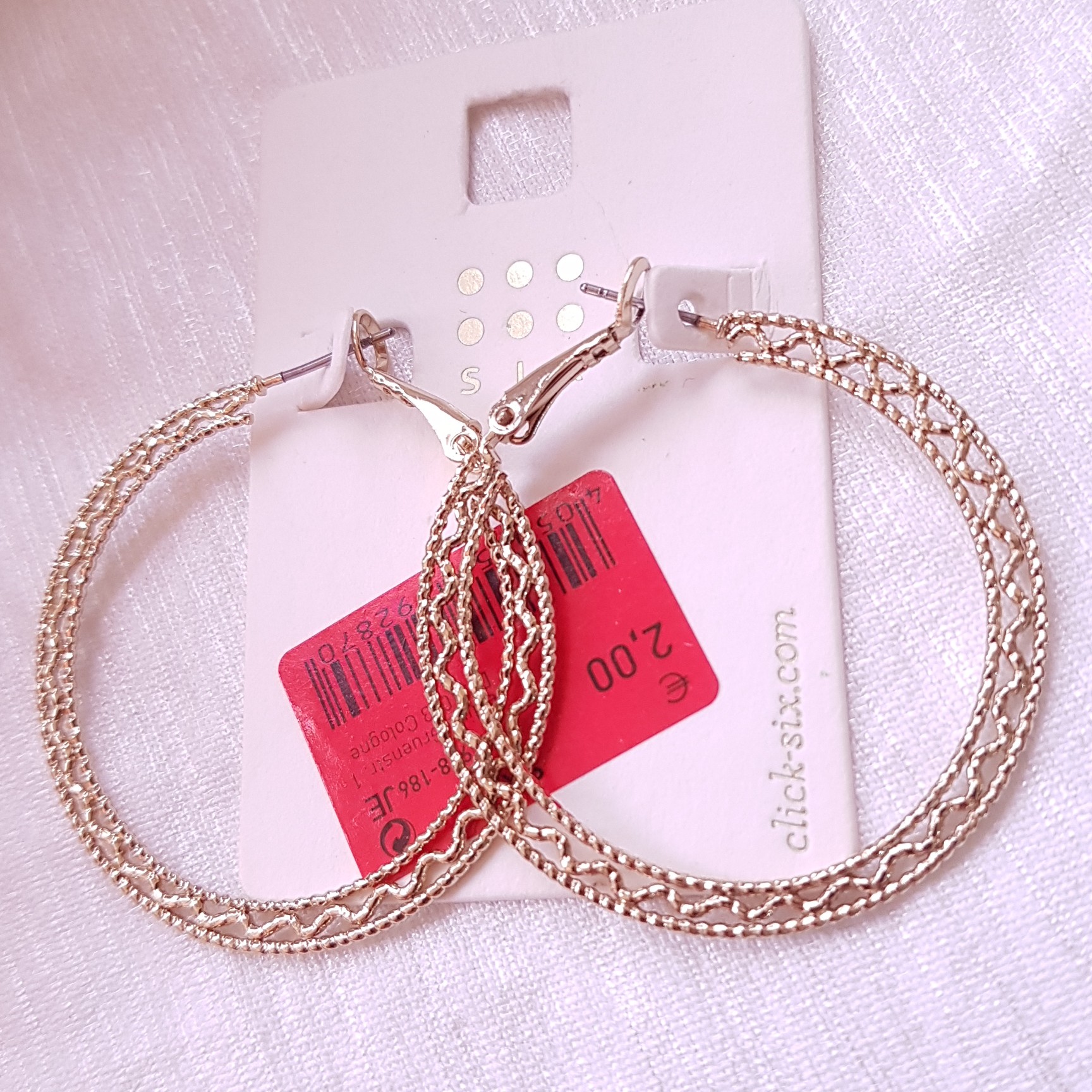 گوشواره های طلایی دایره