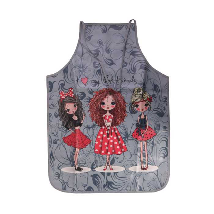 پیش بند اشپزخانه طرح عروسکی در طرح بندی های مختلف 