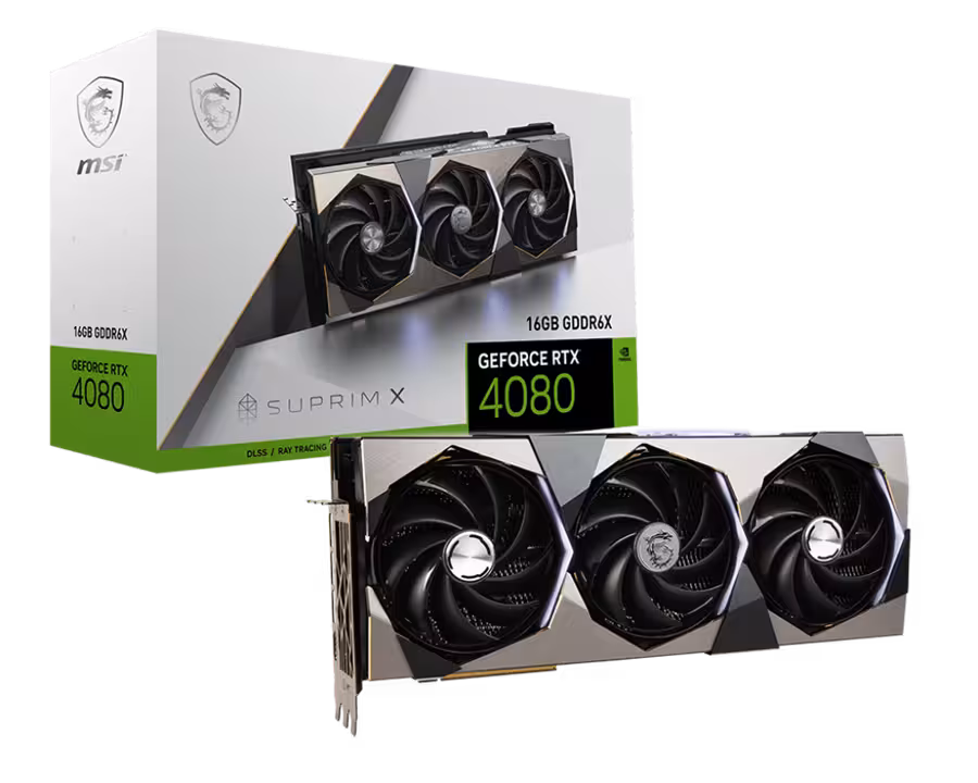 کارت گرافیک  ام اس آی مدل GeForce RTX™ 4080 16GB SUPRIM X حافظه 16 گیگابایت