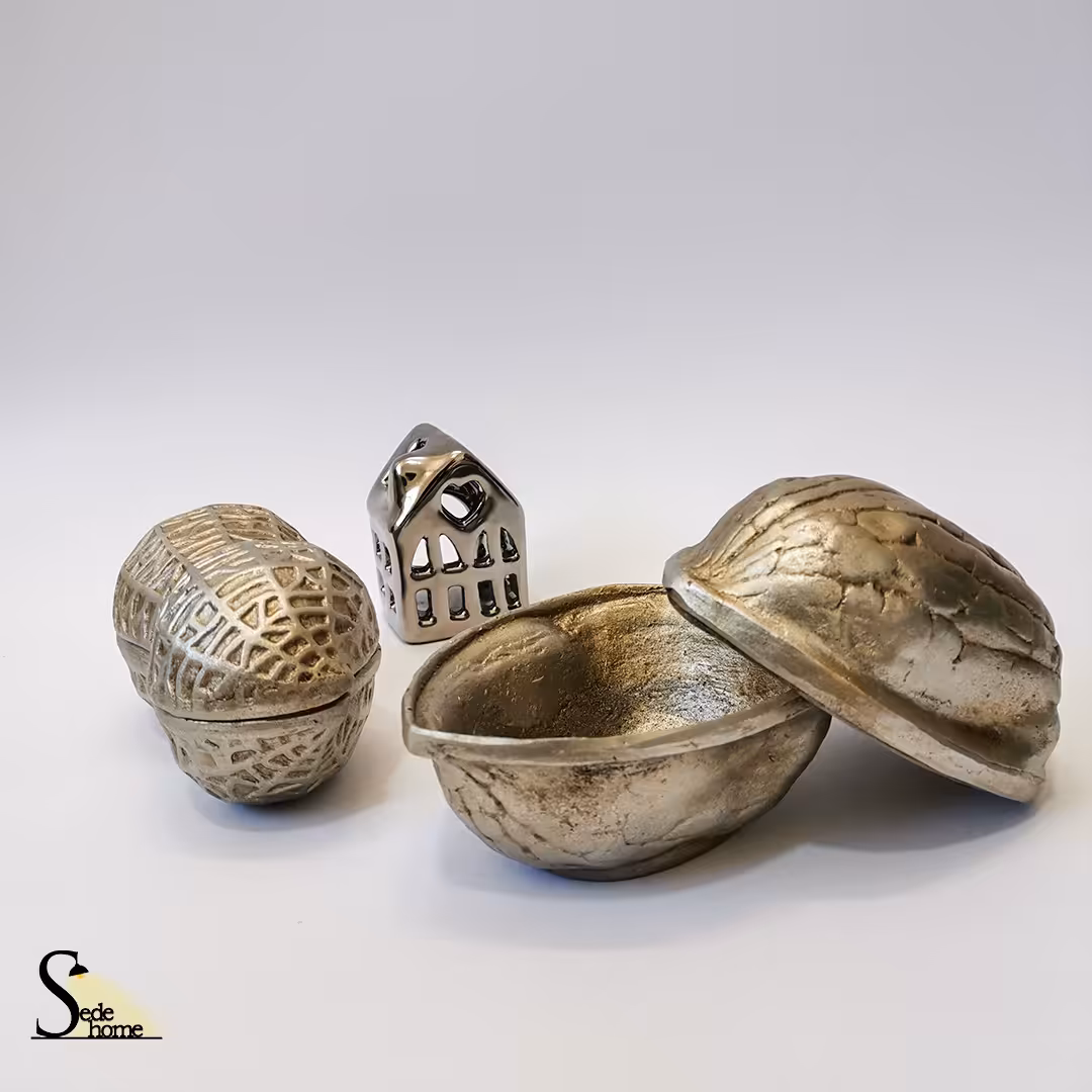 پیاله گردو و بادوم 