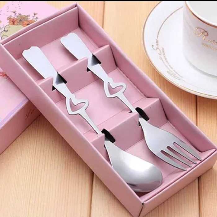 قاشق چنگال قلبی