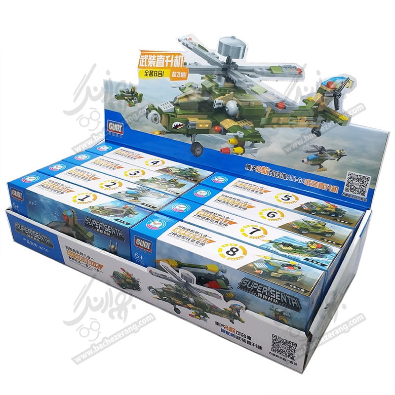 پک لگو هلیکوپتر مسلح آپاچی