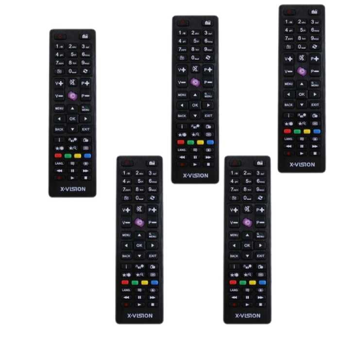 کنترل ایکس ویژن اینترنت دار دکمه بنفش بسته پنج عددی فروش عمده الکتوبکا کد 1751