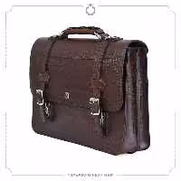 کیف مردانه چرم دست دوز سهند - خانه چرم نیاوران