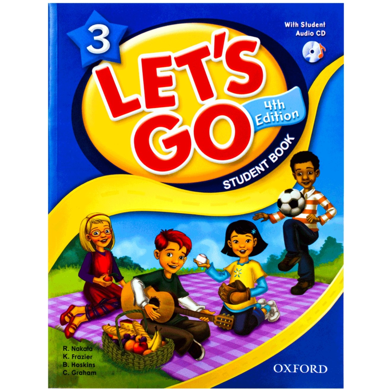 کتاب زبان lets go 3 (4th edition) (CD) رنگی (چاپ اصلی و غیر دیجیتال)