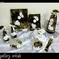 ست بله برون مخمل فرشته سبز