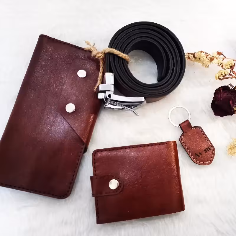 ست کمربند و کیف جیبی و کیف کتی 