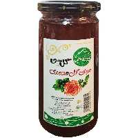 مربای گل محمدی گل باغ سی کاملا ارگانیک فاقد مواد نگهدارنده و افزودنی