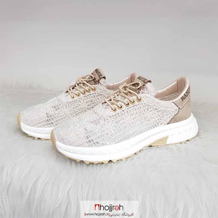 اطلاعات ، قیمت و خرید کتانی اسپرت بندی کرم کد MH412