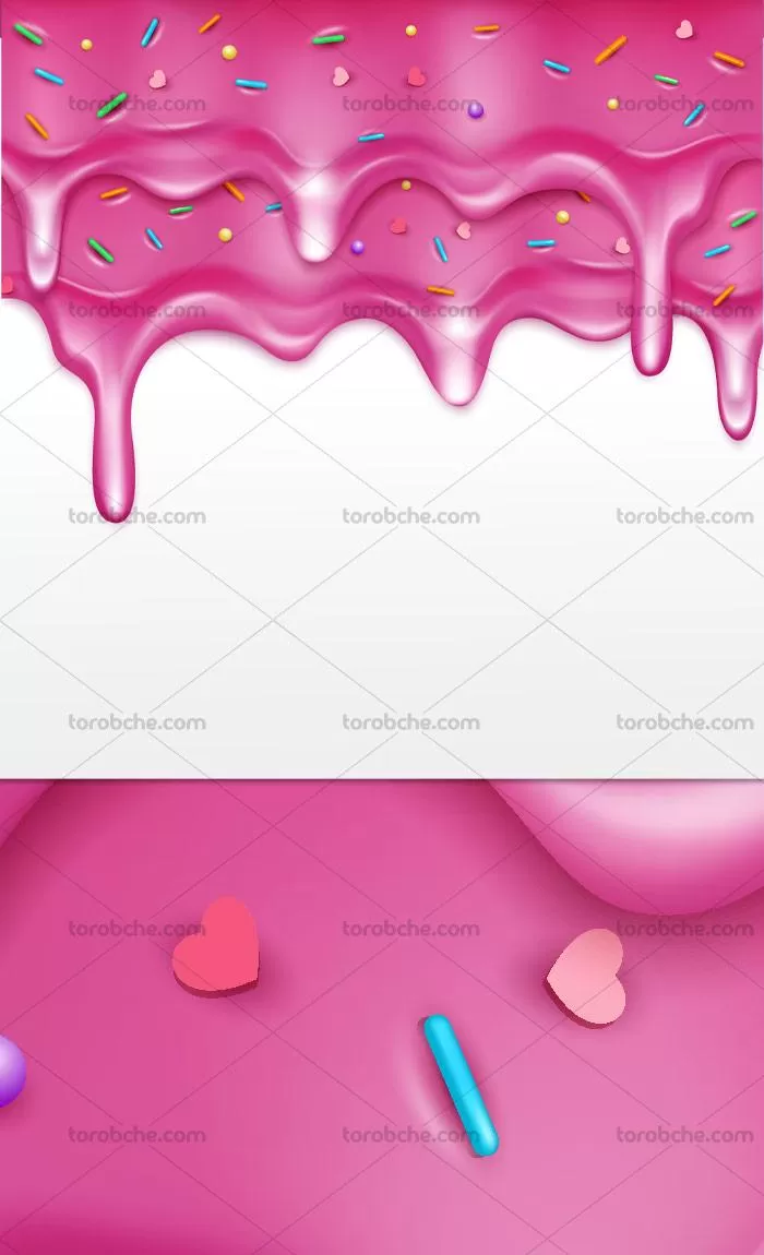 وکتور کارامل توت فرنگی | گرافیک با طعم تربچه