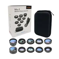 لنز گوشی موبایل زومی کیت 10 عددی به همراه کیف XH-1001