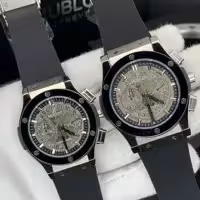 ساعت ست مردانه و زنانه هابلوت با گارانتی یکساله موتور و بدنه استیل اصلی وبند رابر