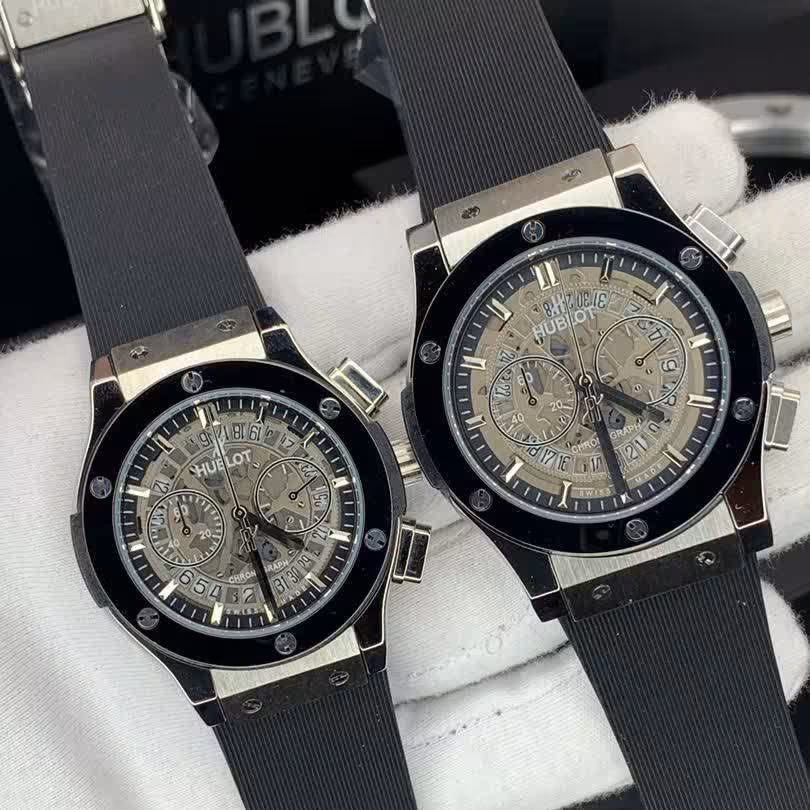 ساعت ست مردانه و زنانه هابلوت با گارانتی یکساله موتور و بدنه استیل اصلی وبند رابر