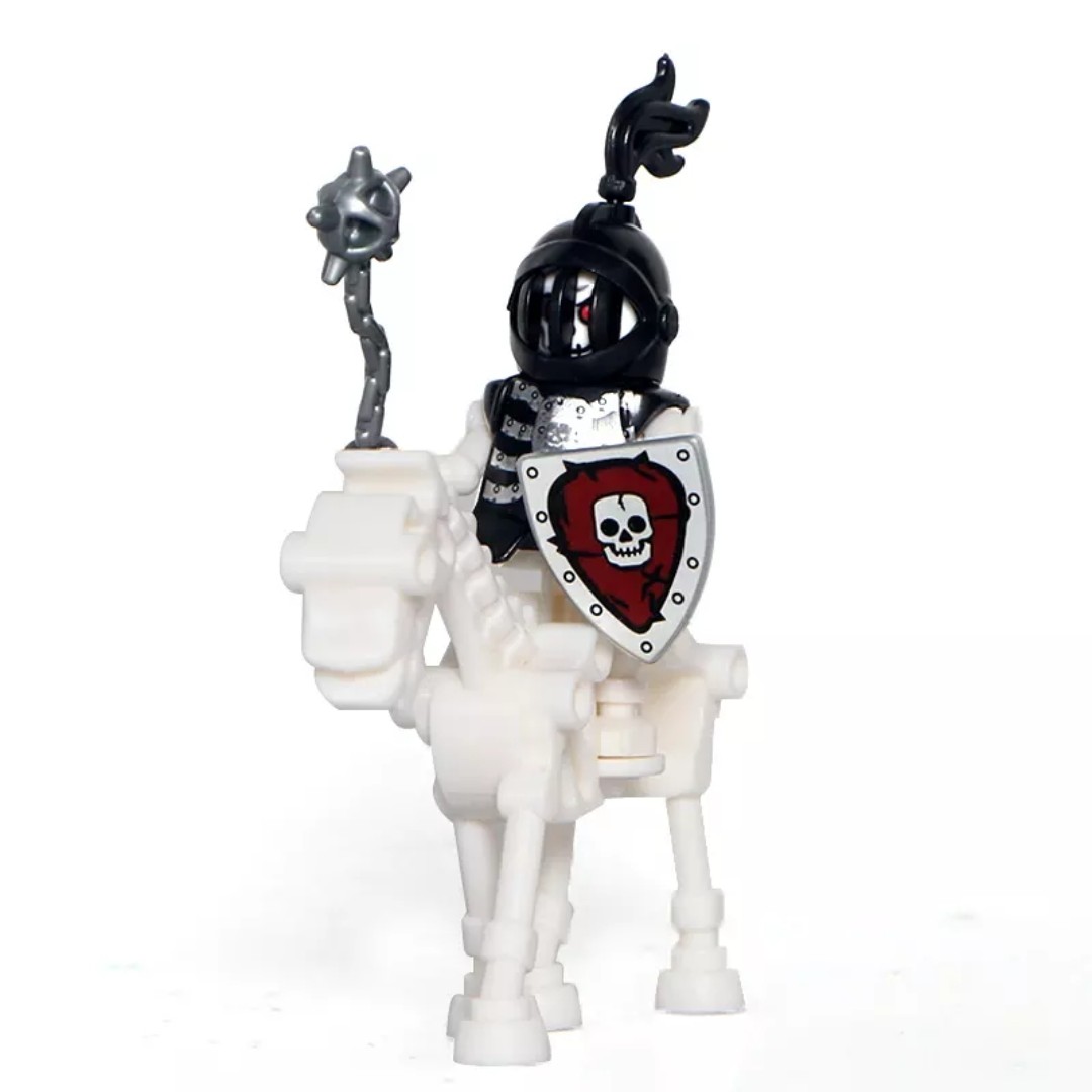 لگو سرباز اسکلتی با اسب