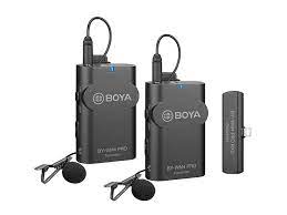 میکروفون دو نفره دیجیتال بی سیم بویا BOYA BY-WM4 PRO-K4 Wireless Omni Lavalier Microphone for iOS Devices