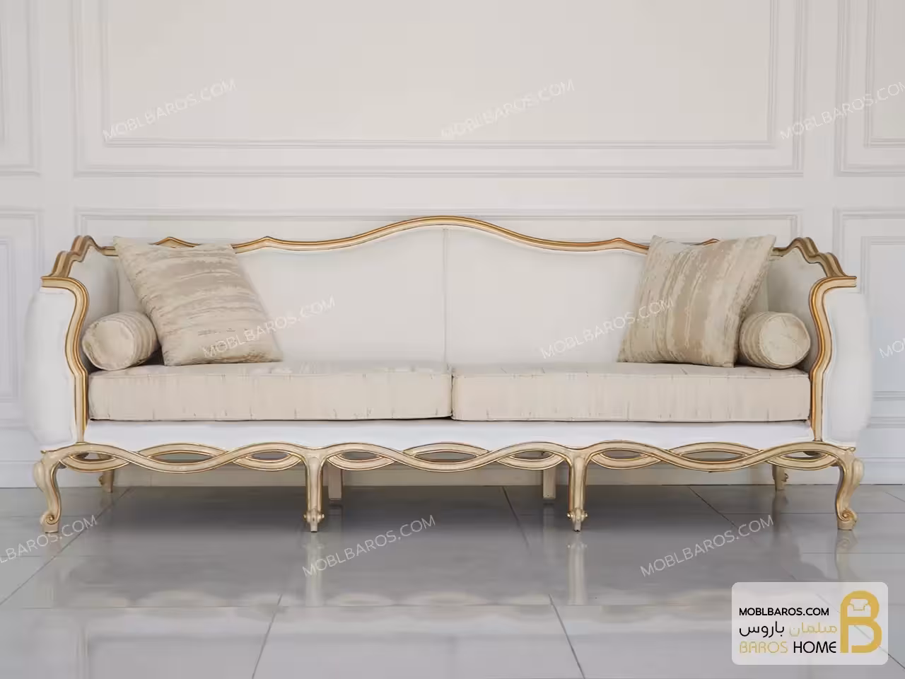 کاناپه ابزاری ورق طلا