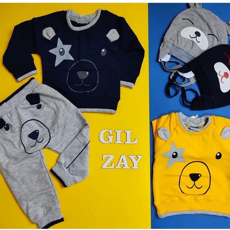 لباس بچگانه بلوز شلوار خرسی