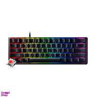 کیبورد گیمینگ سیمی ریزر (Razer) مدل Huntsman Mini با سوییچ قرمز