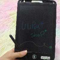 تخته هوشمند رنگ های آبی صورتی سبز. با خطِ نوشتار 7رنگ 8ونیم اینچ