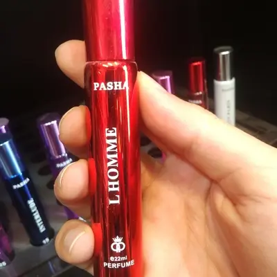عطر جیبی مردانه پاشا رایحه ال هوم (L HOMME) حجم 22 میل