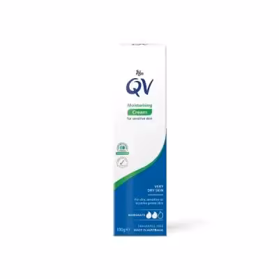کرم مرطوب کننده QV پوست حساس