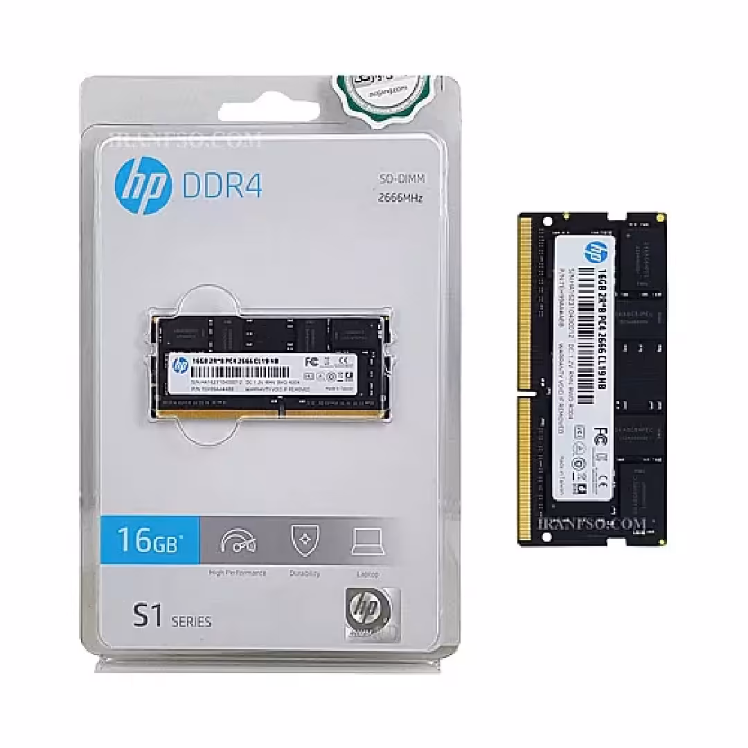 رم لپ تاپ 16 گیگ اچ پی DDR4-2666 MHZ 1.2V گارانتی آواژنگ