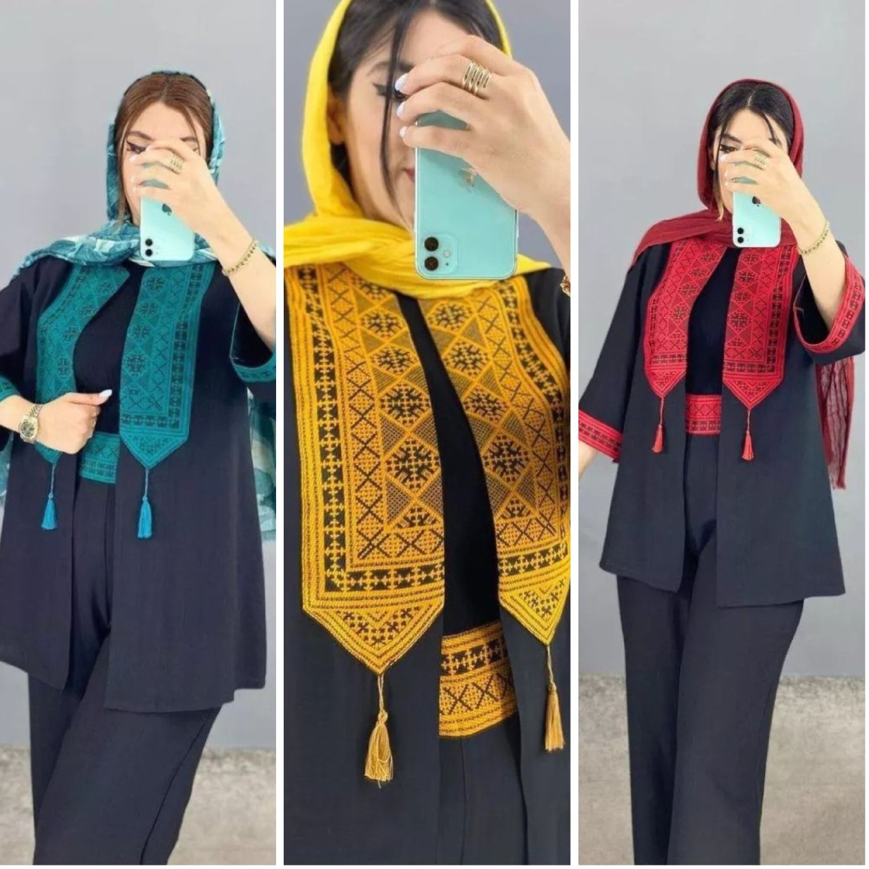 ست مانتو شلوار عیدانه زنانه 
