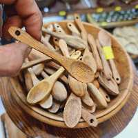 قاشق چوبی ادویه سایز10 س.م