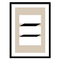 قیمت و خرید تابلو دکوراتیو مدل نقاشی اَشکال انتزاعی کد 032