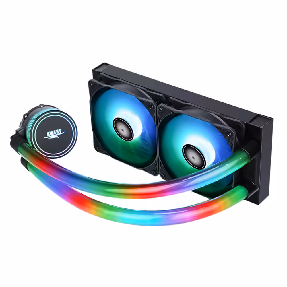 خنک کننده مایع پردازنده اوست AWEST GT-AV240 ARGB Black