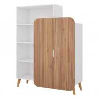 کتابخانه درب دار ساده -c66