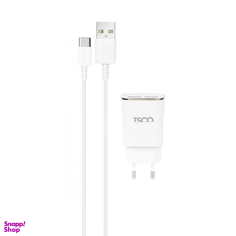 شارژر دیواری تسکو مدل TTC 57 به همراه کابل USB-Type C
