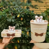 سطل و جادستمالی نمدی 