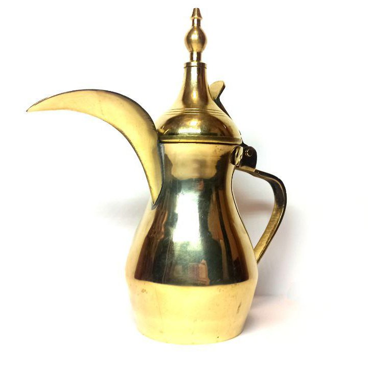 دله برنجی 5 کاپ هندی سایز بزرگ کار دست