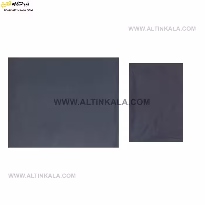 سرویس ملحفه کشدوز یکنفره دوتکه سایز 120×200 ساده رنگ نوک مدادی