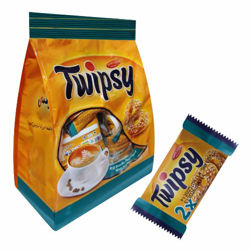 بیسکویت حلقه ای کنجدی تویپسی 250 گرم