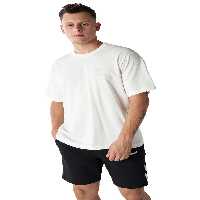 تی شرت سفید مردانه بزرگ و 911799 9003 hummel