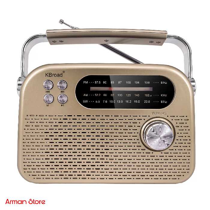 رادیو اسپیکر بلوتوثی قابل حمل KTF-2026 - آرمان استور