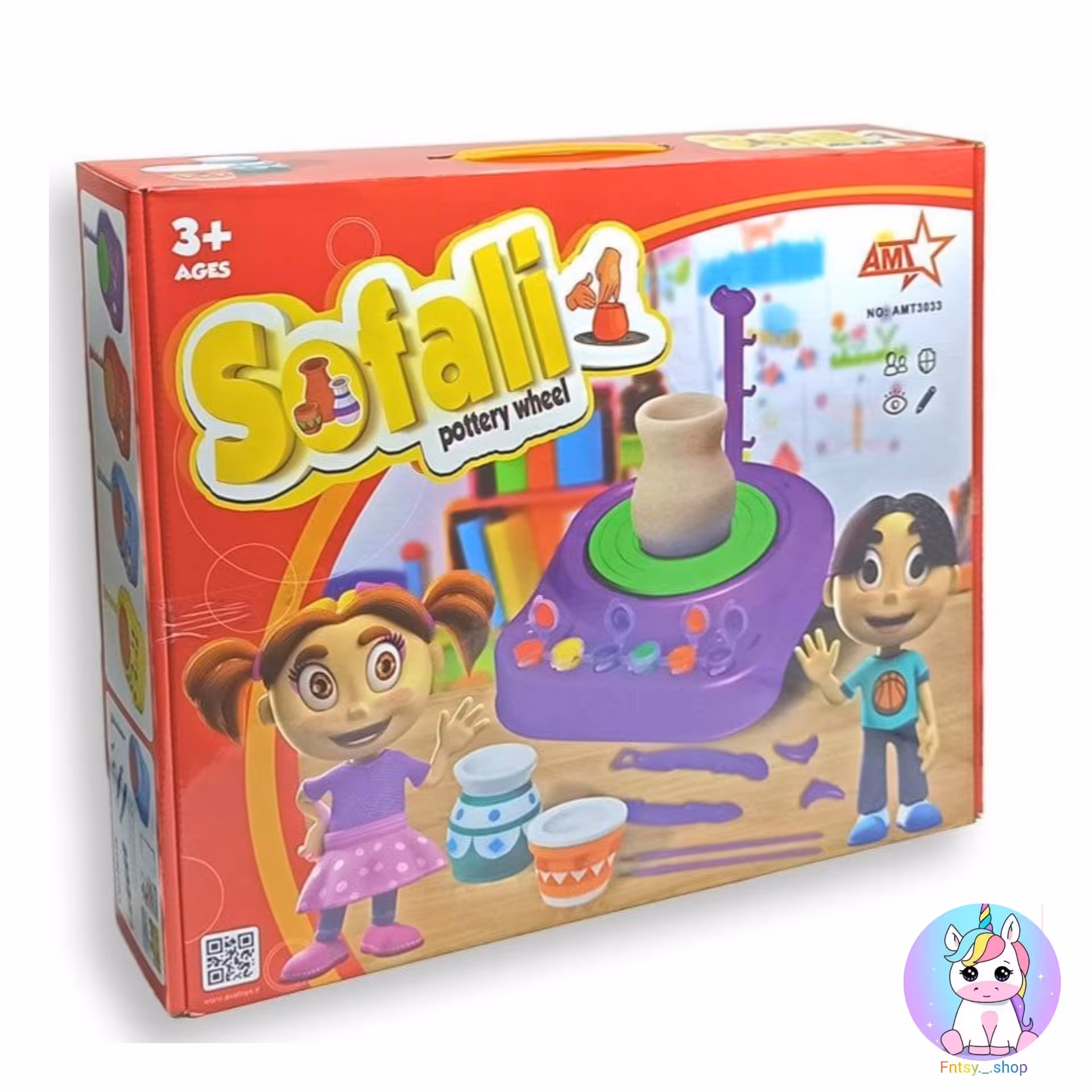 سرگرمی و اسباب بازی خلاقیتی مدل دستگاه سفالگری 