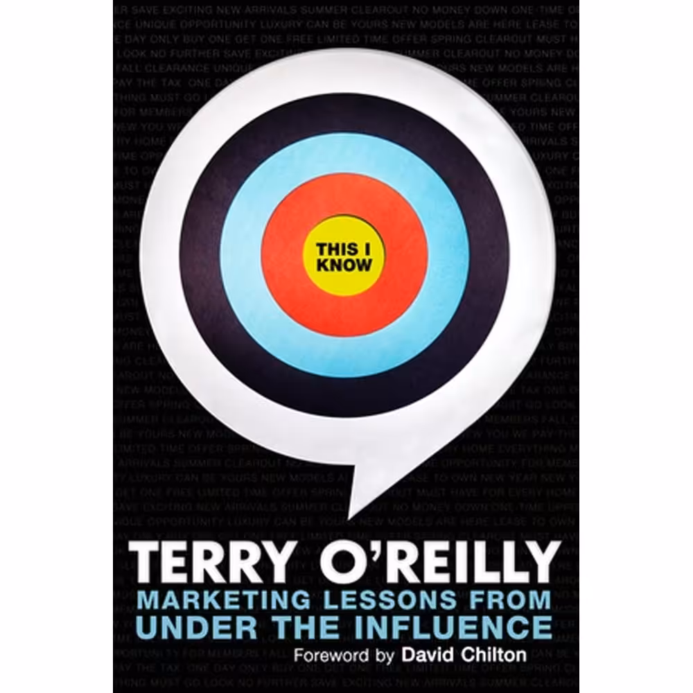 کتاب زبان اصلی This I Know اثر Terry OReilly انتشارات Chicago Review Press